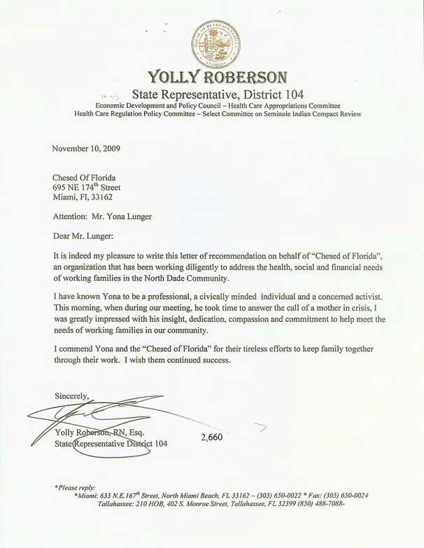 Florida State Representative Yolli Roberson